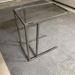 Glass Top End Table 