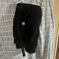Black  Fuzzy Jogger