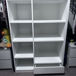 White Bookshelf
