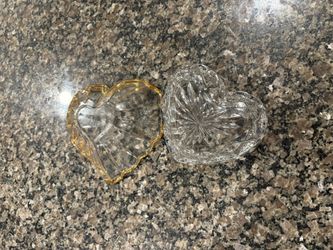 hearts candy or nuts bowls 