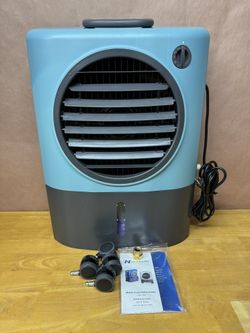 Hessaire 1300-CFM 3-Speed Portable Evaporative Cooler for 500-sq ft