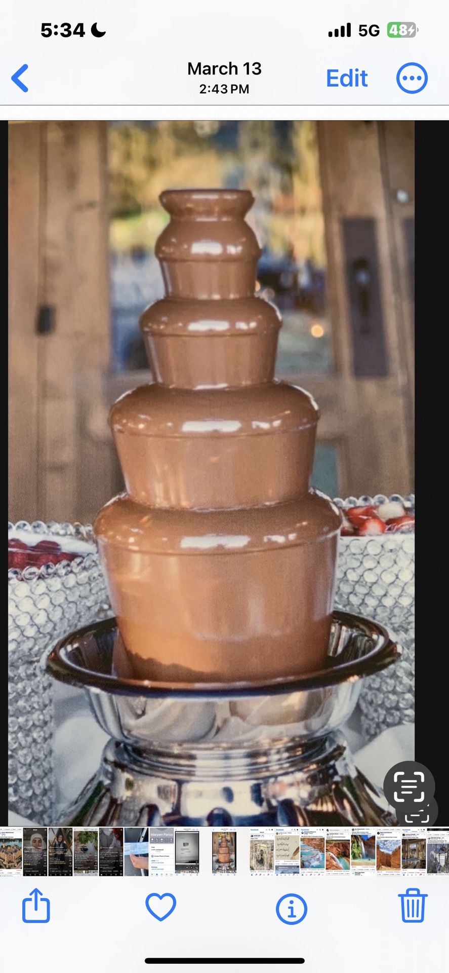 Fountain Chocolate