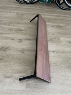 Metal and wood IKEA Shelf