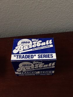 1988 Topps Traded Factory Set Of 132 Cards