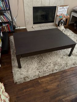 Dark Brown extending Coffee table
