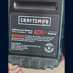 Craftsman Battery Set Two Chargers Two Batteries They Charge Fully Perfect Shape