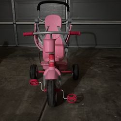 Pink Tricycle Radio Flyer