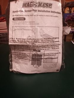 Magic Mesh Hands Free Screen Door 