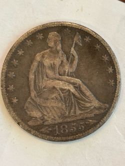 1855-O Seated Liberty Half Dollar – Better Date