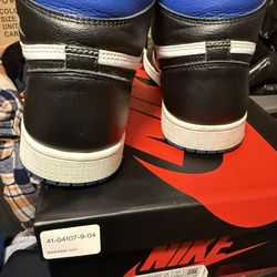 Royal Toe Jordan 1 Size 10