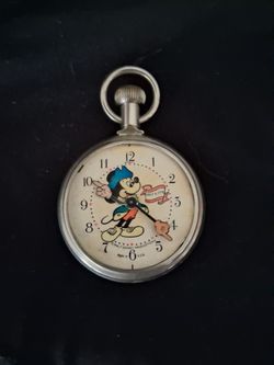 Commemorative series mickey mouse pocket watch