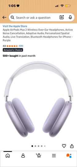 NEW Apple AirPod Max 2 - purple