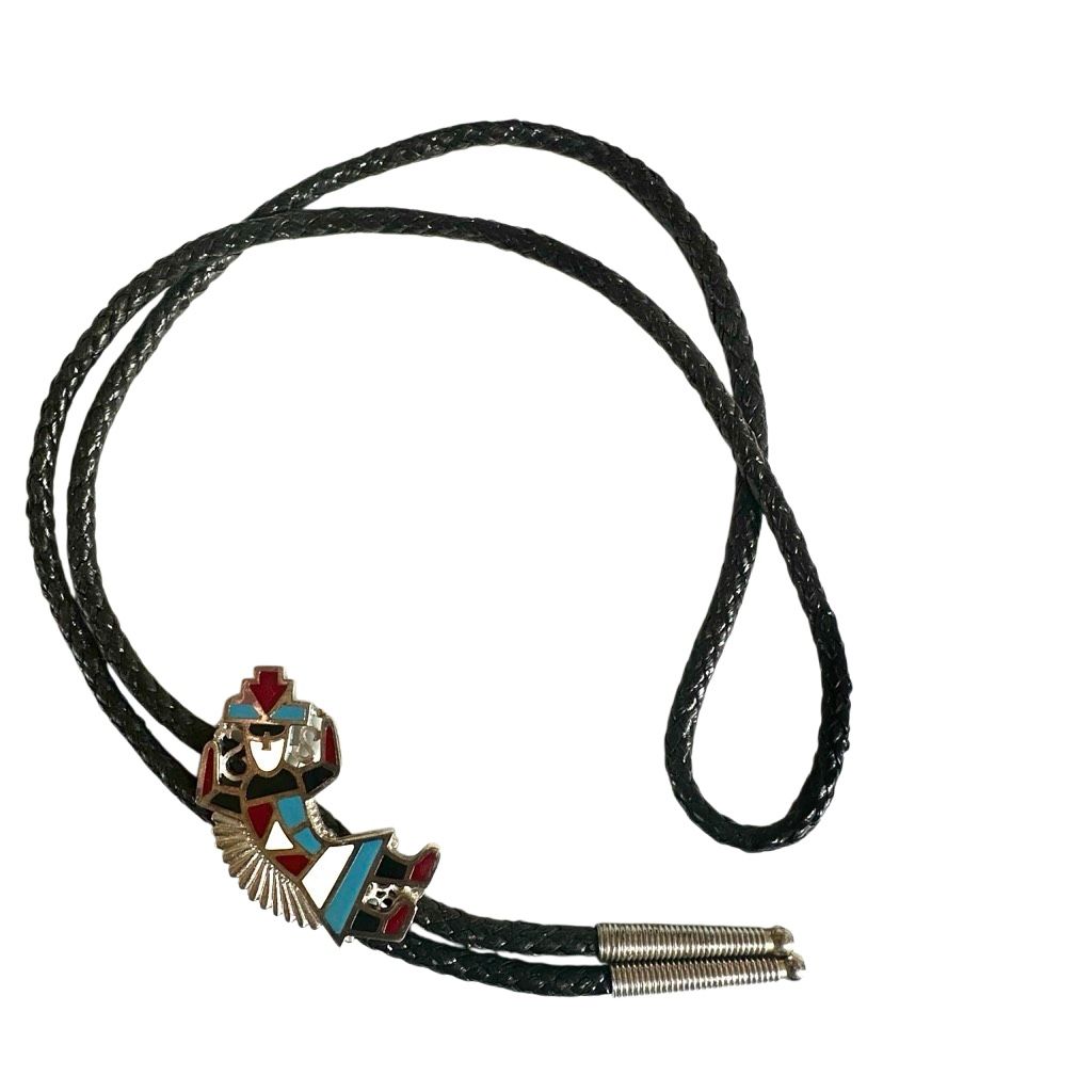 Kokopelli Enamel Bolo Tie