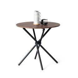Homy Casa Fontana Modern 31.5" Wooden Round Dining Table