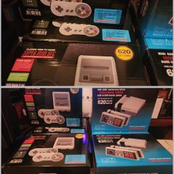 Retro Mini Super Nintendo & Mini Nintendo/ 620 Games