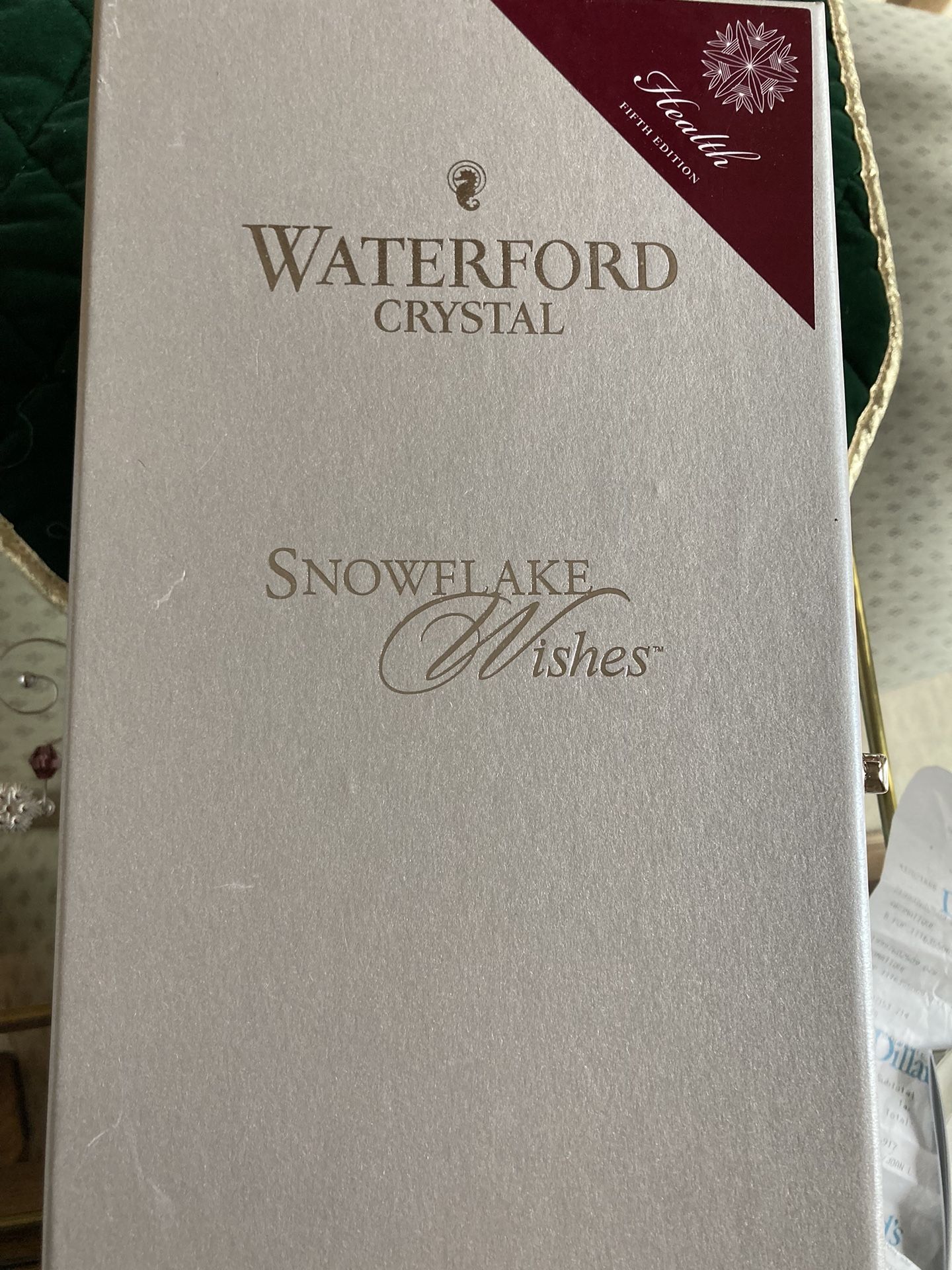 Waterford Crystal Snowflake Wishes Champagne Glass