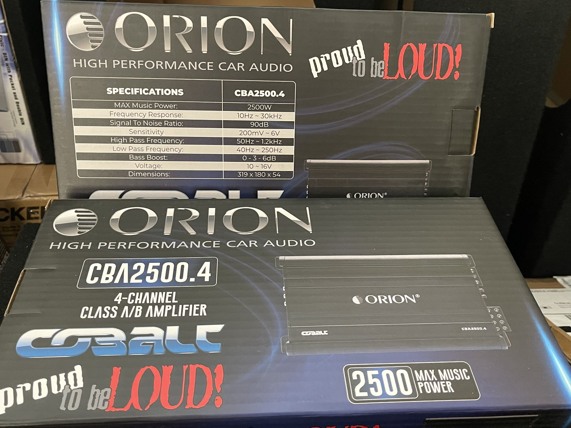NEW AMP ORION SERIES COBALT 2500.4