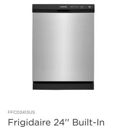 New Frigidaire Dishwasher 24” Wide