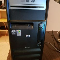 HP Desktop Computer 160GB HD DVD RW