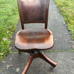 Antique TIME MARBLE and SHATTUCK adjustable office chair 1(contact info removed) Art Deco