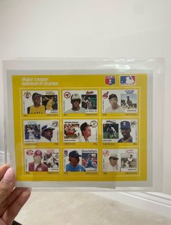 MLB Collectible Stamp Sheet