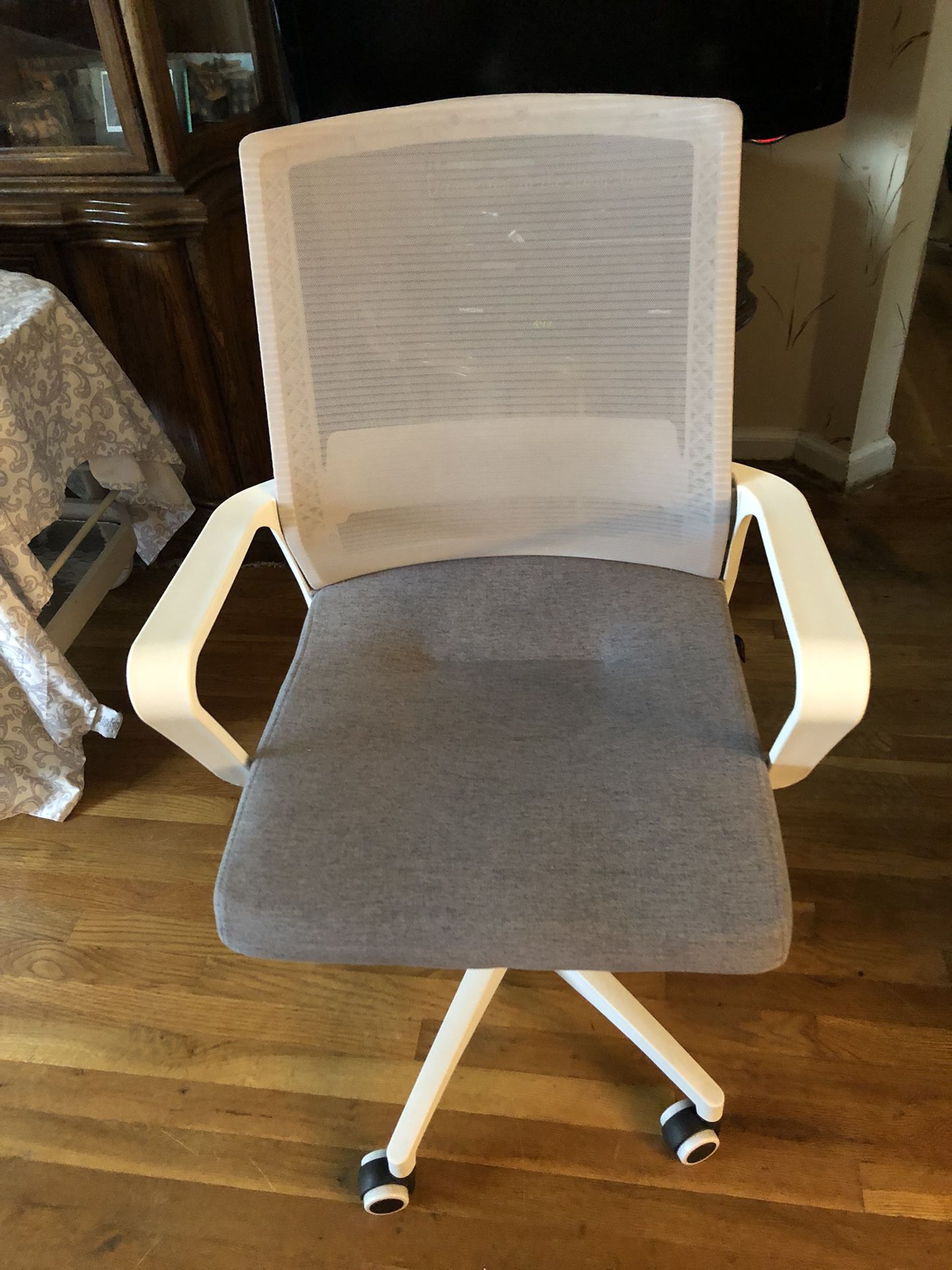 Practically New Neo Swivel Chair With Adjustable Position Up Or Down And Back