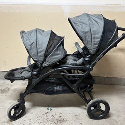 Double Stroller  w/ Carseat Adapter 