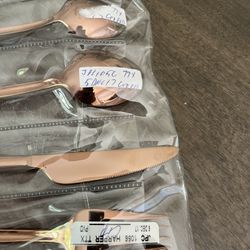 4 Sets Of Utensils Copper