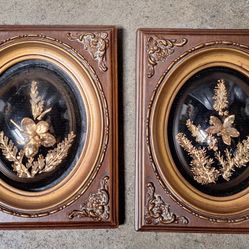 Petrified Flowers In Gold