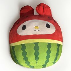 Sanrio My Melody Watermelon 26" Squishmallow Hello Kitty Plush