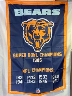 Chicago Bears Champions Wall Banner (3’x5’)