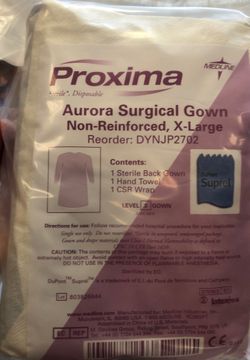 Medline DYNJP2702 Surgical Gown Non-reinforced, XL