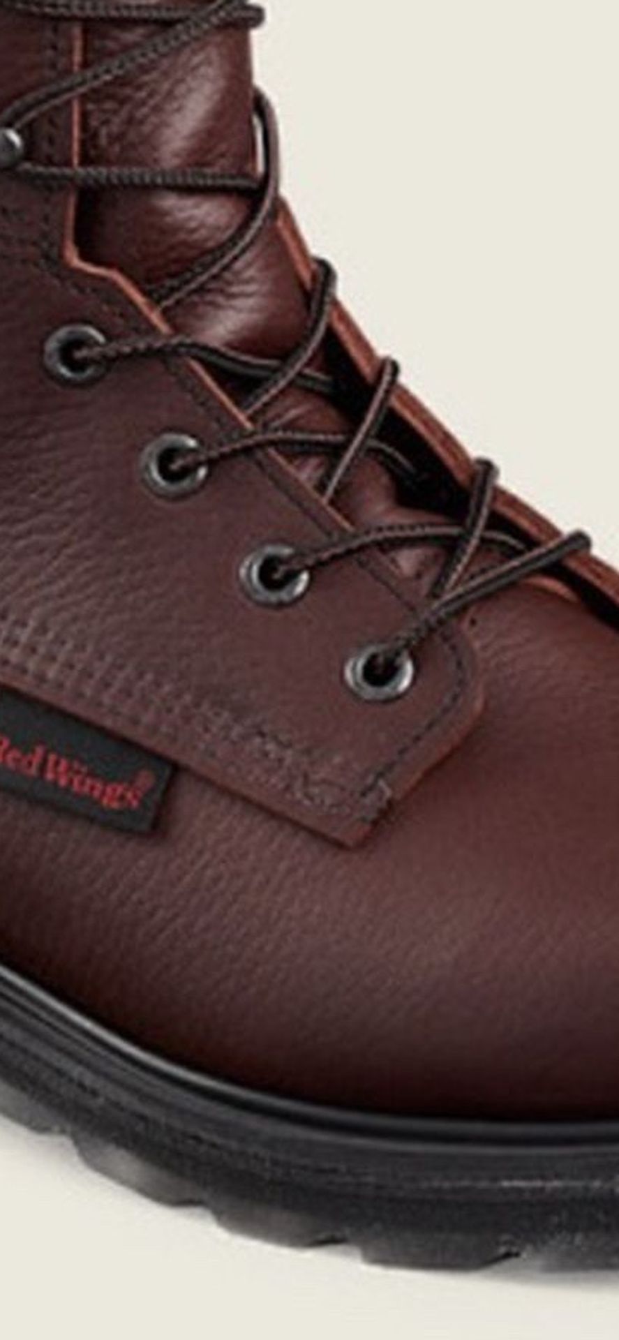 SIZE 10.5 RED WING THE WATERPROOF LEATHER SAFETY TOE BOOTS BRAND NEW