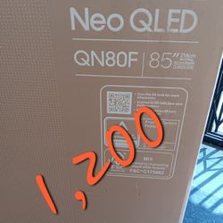 SAMSUNG 85"INCH NEO QLED 4K Q80F