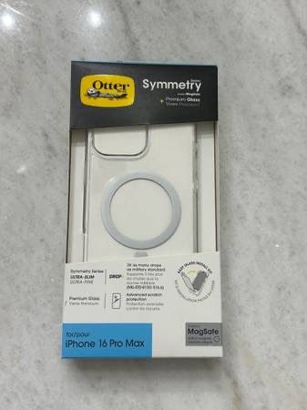 New GENUINE Otterbox Symmetry MagSafe Case Clear iPhone 16 Pro Max +Screen Protector