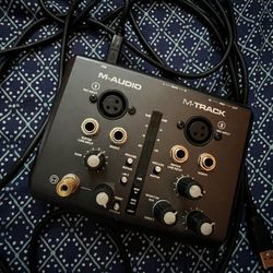 M-Audio M-Track USB Interface 2 Channel Mixer