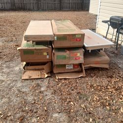 7pine Wood And 1 Steel Marwin Folding Attic stairways Rough Opening 25 1/2"×54" Ceiling Height A-100 8-9" Energy Saver Weather Stripped And Fire Prote