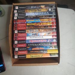 Working Ps2 - 15 Video Game Lot ONLY 1 NOT CIB MINIMAL  SCRATCHES