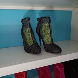 Jessica Simpson Black Lace Bootie