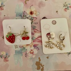 Earrings $3 Each 