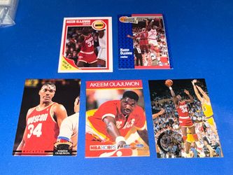 Hakeem Olajuwon 5 card lot $5
