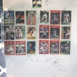 Lot Of 19 Oakland Athletics Baseball Cards