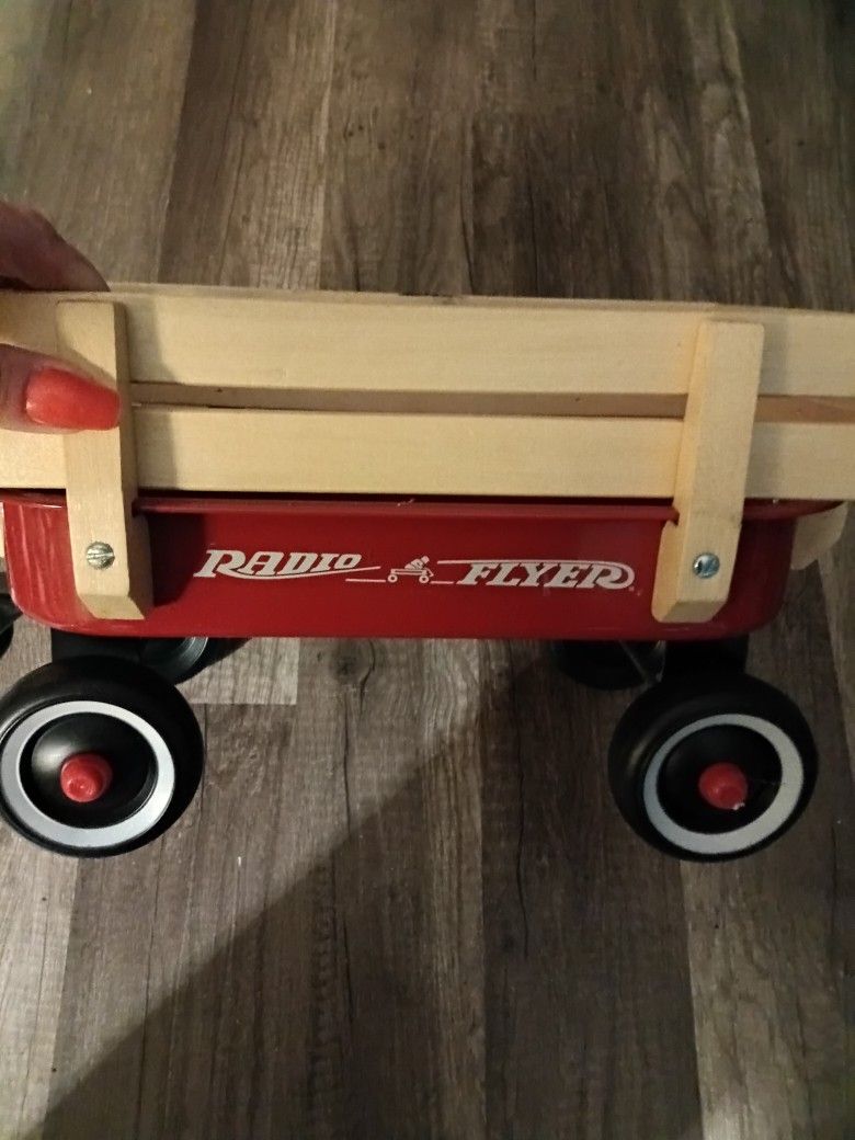 Red Radio Flyer Wagon