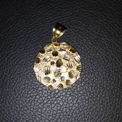 Nugget Pendant 10k Gold