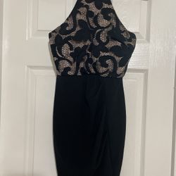 Papaya Black Dress