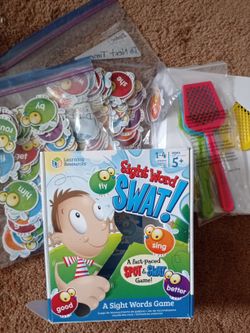 Sight Word Swat game- Like New