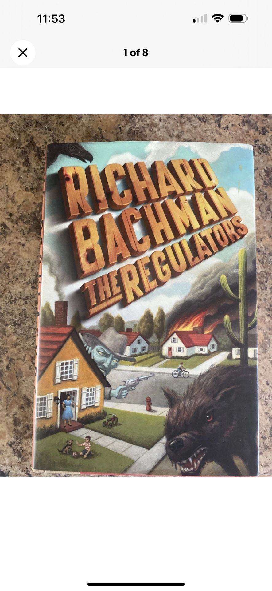 Rare First Edition The Regulators By Richard Bachman