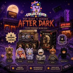 POPMART HIRONO AFTER DARK SERIES PLUSH DOLL PENDANT