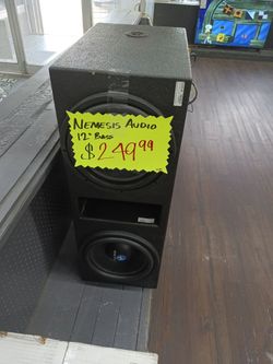 Nemesis 12" Bass Car Speakers