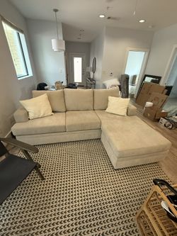 Living Spaces Sectional Couch